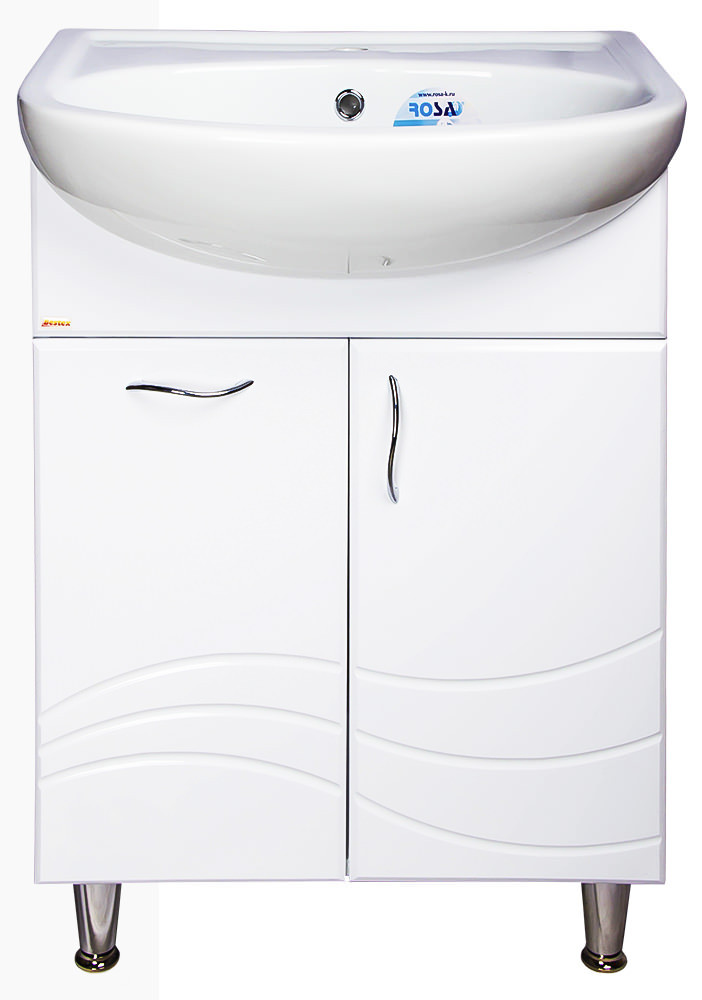 Тумба 60 Бриз new с корзиной (под раковину "Уют-600", "Люкс Сити 60") m