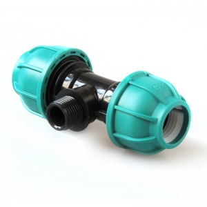 Тройник 25х1"х25 н/р ПНД  (60/15)