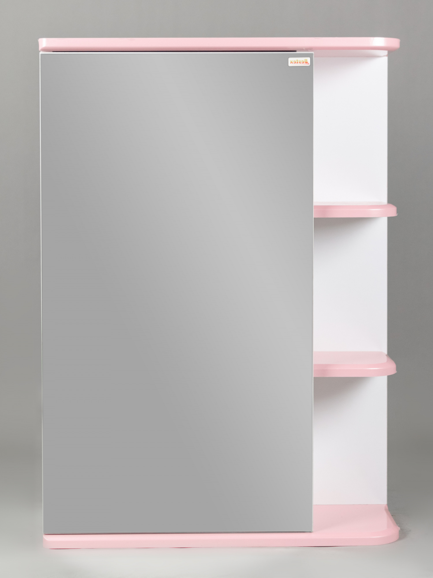 Зеркало 50 Бриз (левый) розовый, 0321.15L w