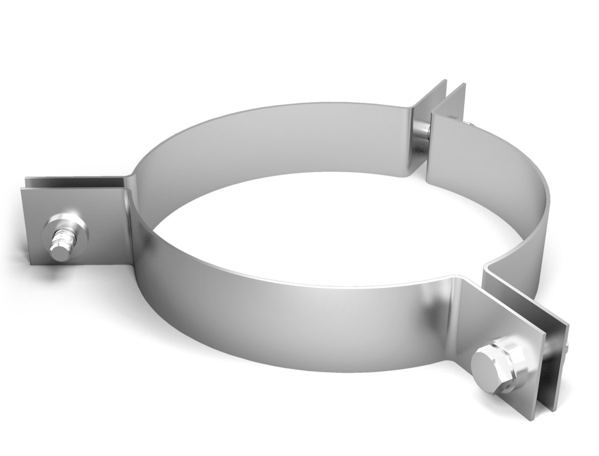 Хомут под растяжки нерж. ф230  ДЫМОХОДОВ