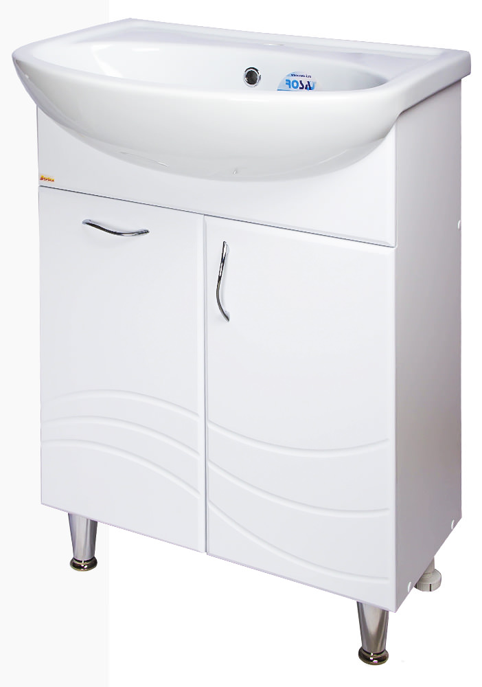 Тумба 60 Бриз new с корзиной (под раковину "Уют-600", "Люкс Сити 60") m