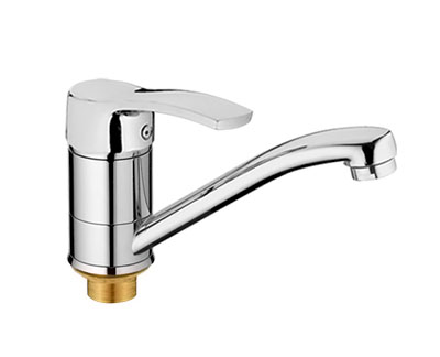 11215 Yorkshire Dales Смеситель для кухни однорычажный с коротким изливом гайка d40 (15) GOLDEN FOX