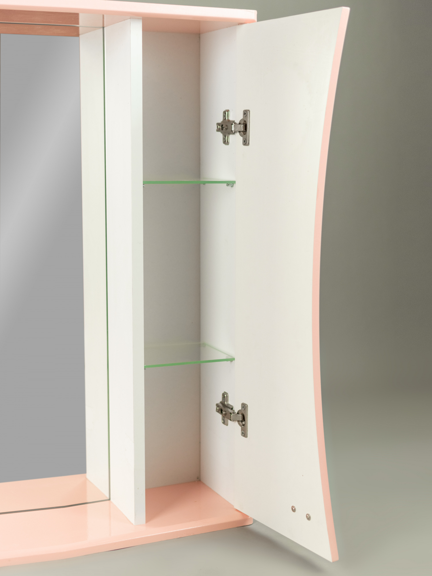 Зеркало 55 Восход (правый) розовый СВ, 0723c.15R w