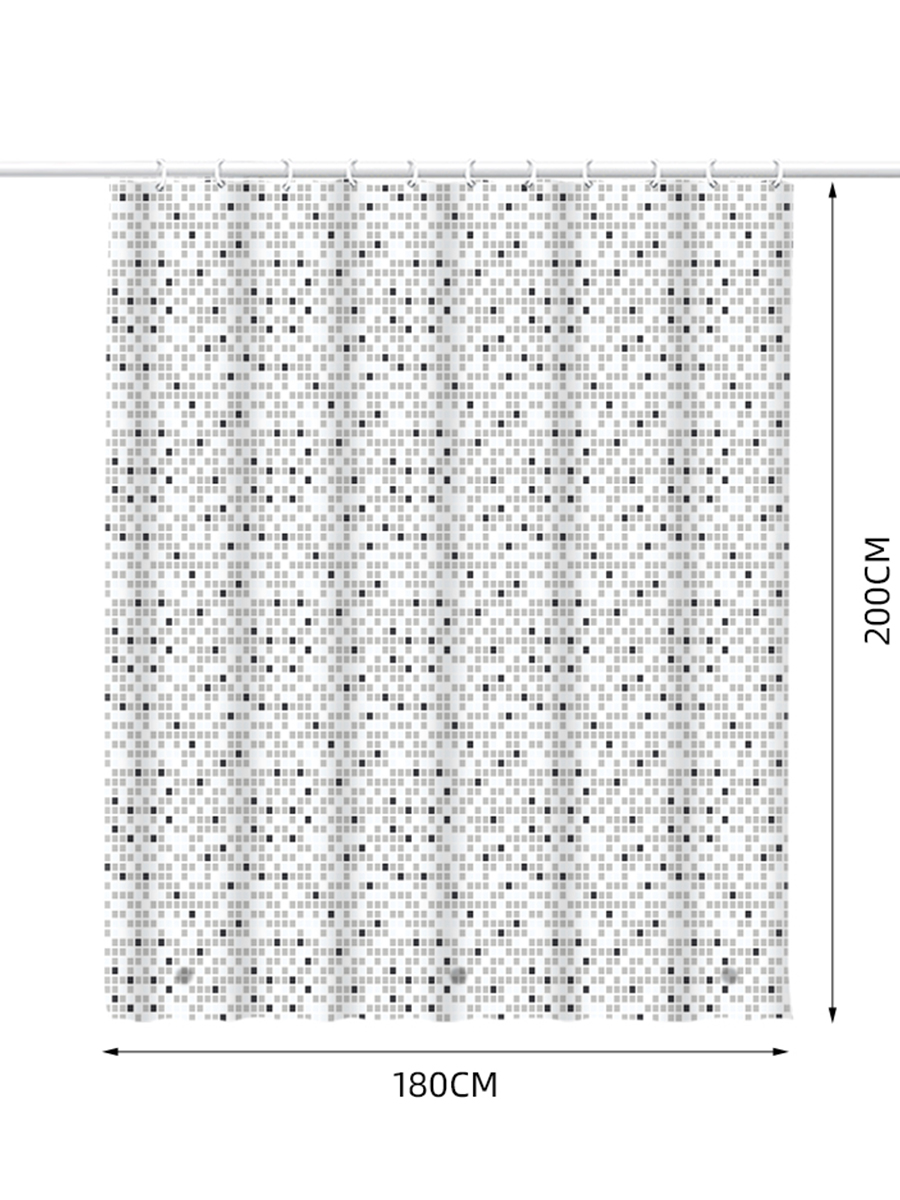 Штора д/в PEVA 180х200 MS0727
