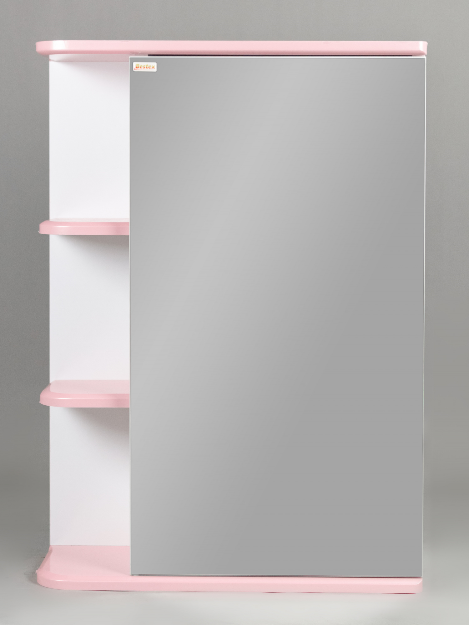 Зеркало 50 Бриз (правый) розовый, 0321.15Rw
