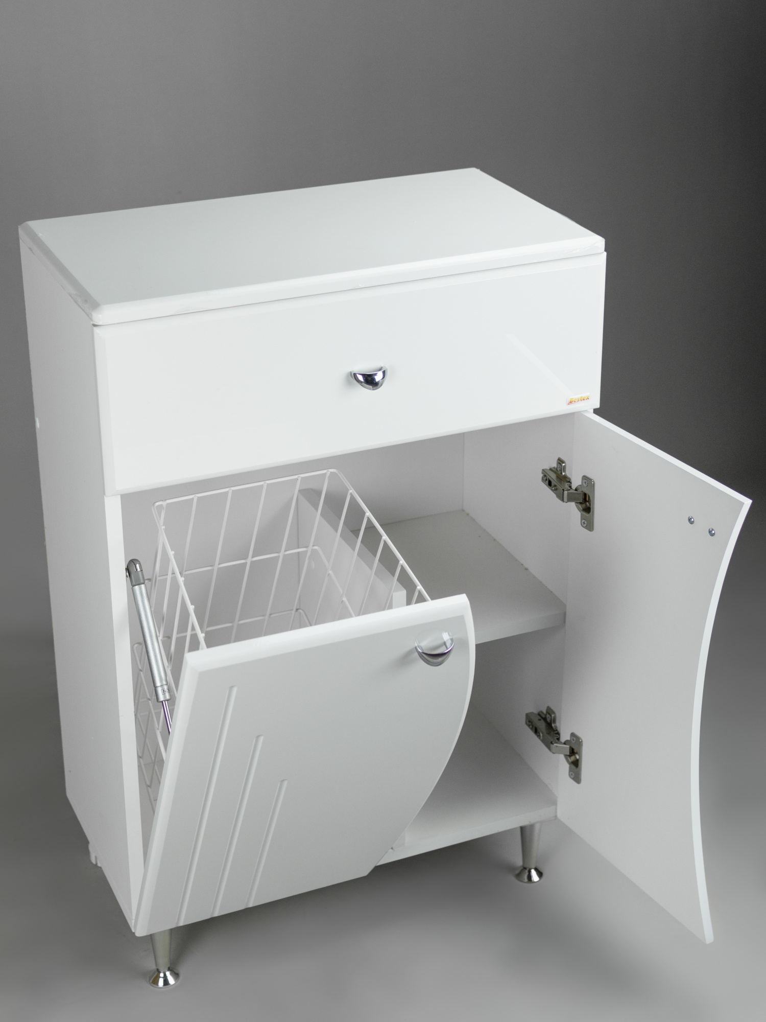 Тумба напольная 55 Восход с корзиной m