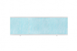 Экран под ванну пластиковый профиль SP L-1,7 голубой мрамор w