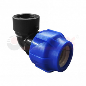 Уголок (Отвод) 32х1/2" в/р ПНД (80/20)