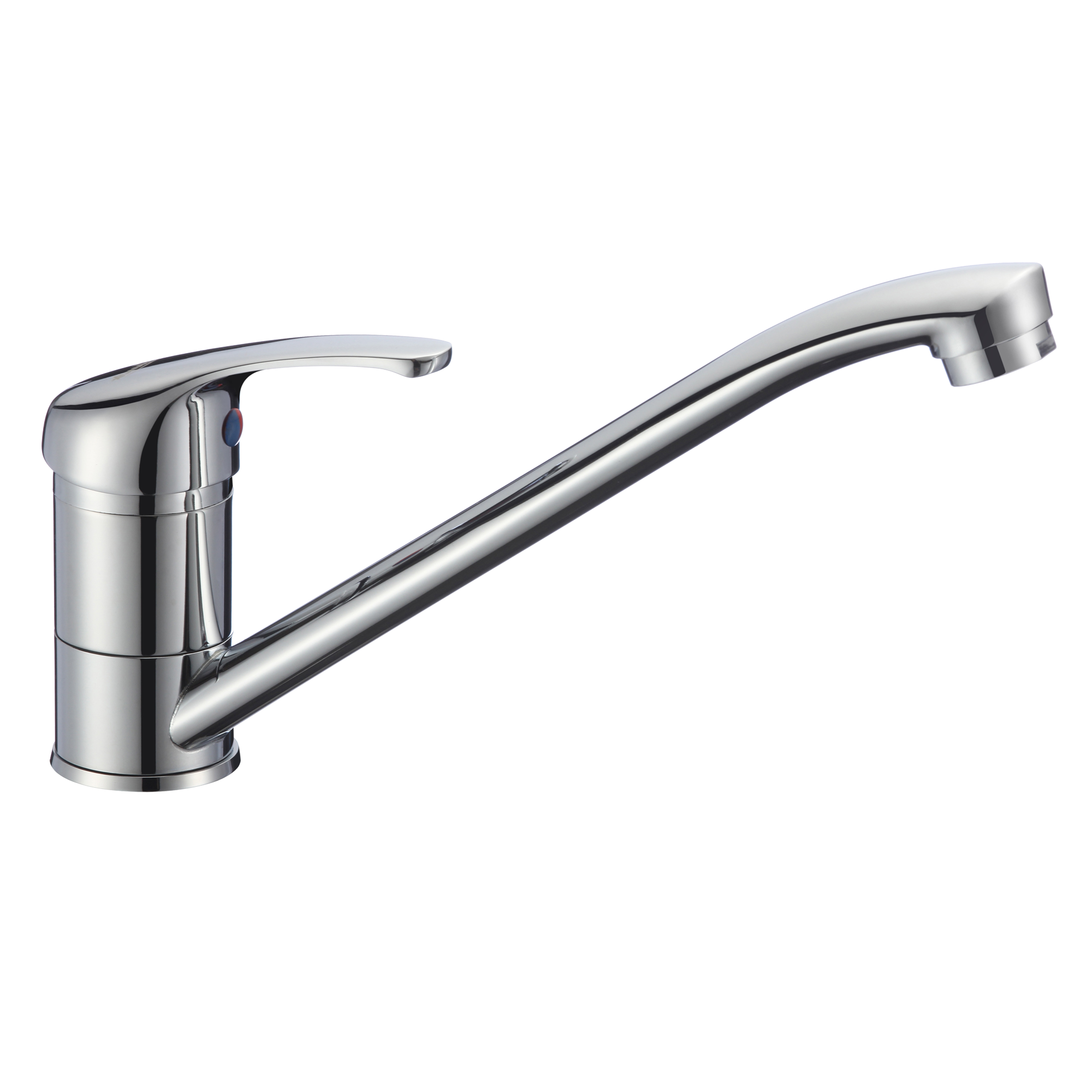 Смеситель для мойки 0402.855 1-ручный Eleanti c гибкой подводкой, литой поворот. излив 25 см