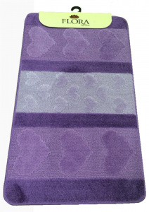 Набор ковриков для ванной и туалета 60*100 "HURREM", ZALEL, Lilac