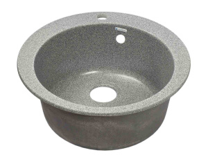 Кухонная мойка GranAlliance G-11 темно-серый (490х490х190мм) БЕЗ СИФ.