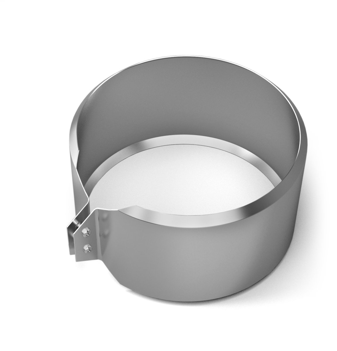 Хомут ОБЖИМНОЙ  НЕРЖ. ф210  ДЫМОХОДОВ