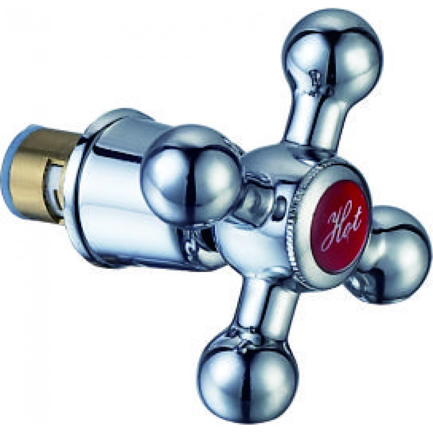 Маховик металл и юбка кран букса 24 шлица DK-112