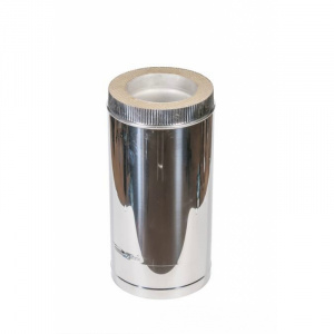 ТРУБА СЕНДВИЧ НЕРЖ/НЕРЖ ф 210/130, 1 мм 1,0мет (SW) Супервул