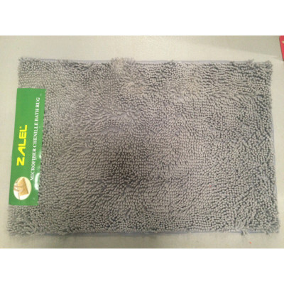 Коврик для ванны 60*90 "Макароны", латекс ZALEL серый