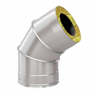 Колено-сендвич нерж./оц. ф 200/110, 0,5 мм 135 гр. По Конденсату