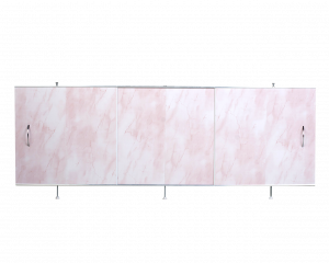 Экран под ванну ODA "Универсал" светло-розовый мрамор (1,5*0,5) w