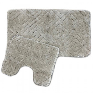 Набор ковриков для ванной и туалета 60*100+50*60 "Sophisticated", ZALEL, Beige
