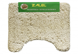Коврик для туалета 50*60 "Макароны", латекс ZALEL, белый