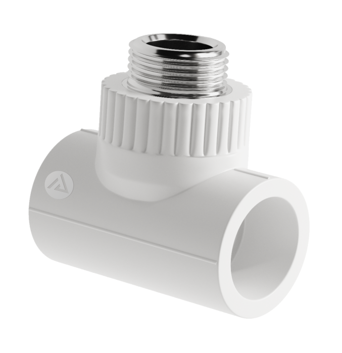 Тройник комб. (нар.рез.) 32-3/4-32 F Aqua w