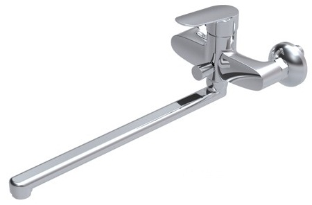 Смеситель д/ванны дл.н. Smart-Вива (SM153502AA )+душ - 1